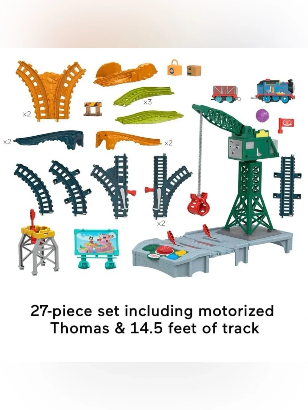 Thomas & Friends Talking Cranky Delivery Train Set with 5 Additional Trains